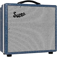 Supro Montauk 15W 1x10 Tube Guitar Combo Amp Blue Rhino Hyde