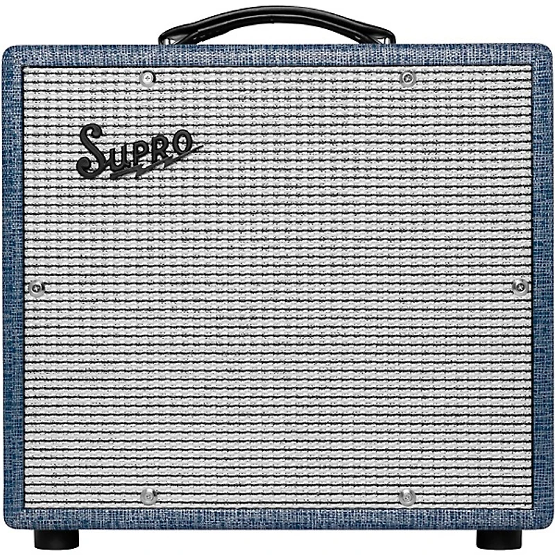 Supro Montauk 15W 1x10 Tube Guitar Combo Amp Blue Rhino Hyde