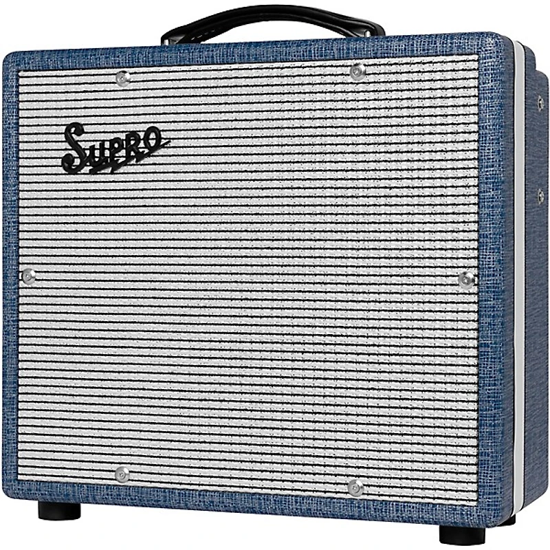 Supro Montauk 15W 1x10 Tube Guitar Combo Amp Blue Rhino Hyde