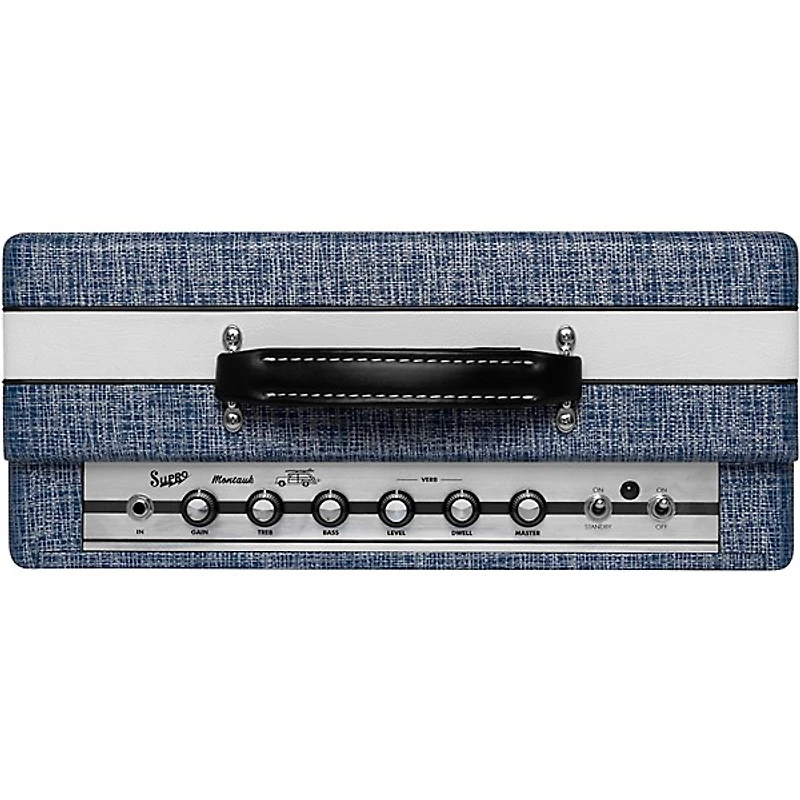 Supro Montauk 15W 1x10 Tube Guitar Combo Amp Blue Rhino Hyde