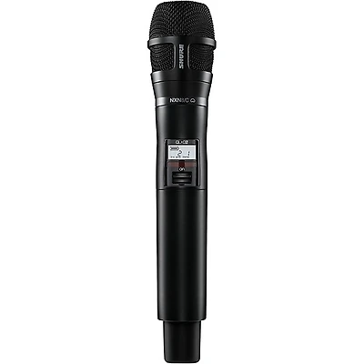 Shure QLXD2/N8C Digital Handheld Wireless Microphone Transmitter with Nexadyne 8/C Cardioid Capsule (G50: 470 to 534 MHz)