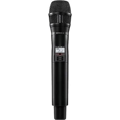 Shure QLXD2/N8S Digital Handheld Wireless Microphone Transmitter with Nexadyne 8/S Supercardioid Capsule (G50: 470 to 534 MHz