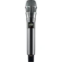 Shure ADX2/8CN Digital Handheld Wireless Microphone Transmitter with Nexadyne 8/C Cardioid Capsule (G57: 470 to 608 + 614 to 616 MHz) Band G57 Nickel