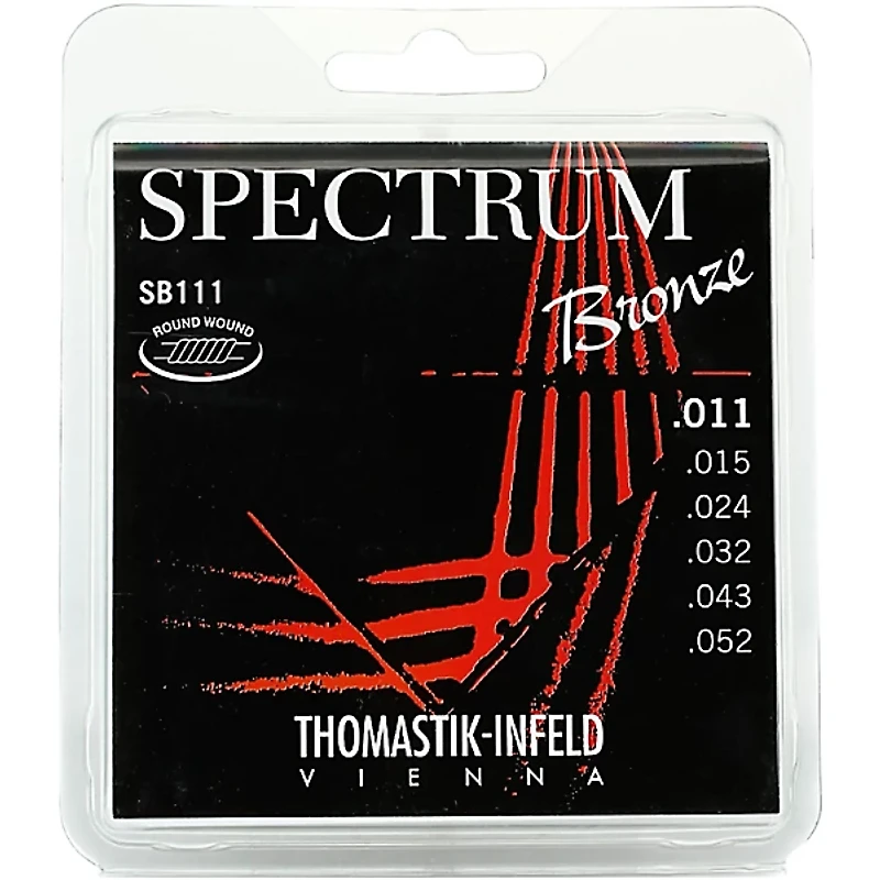 Thomastik Spectrum Bronze Acoustic Guitar Strings Light (11 - 52)