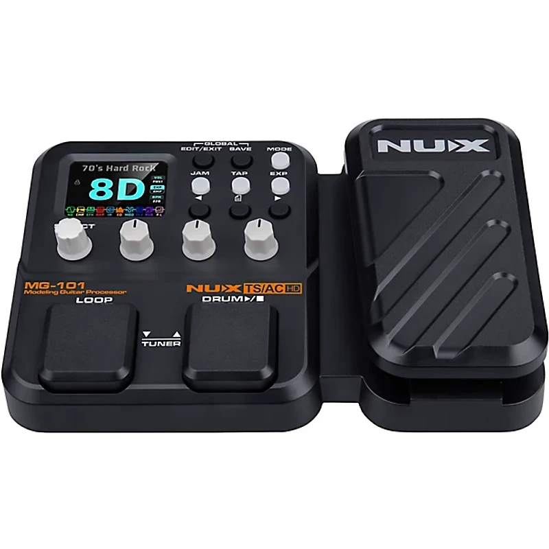 NUX MG-101 Multi-Effects and Amp Modeler Effects Pedal Black