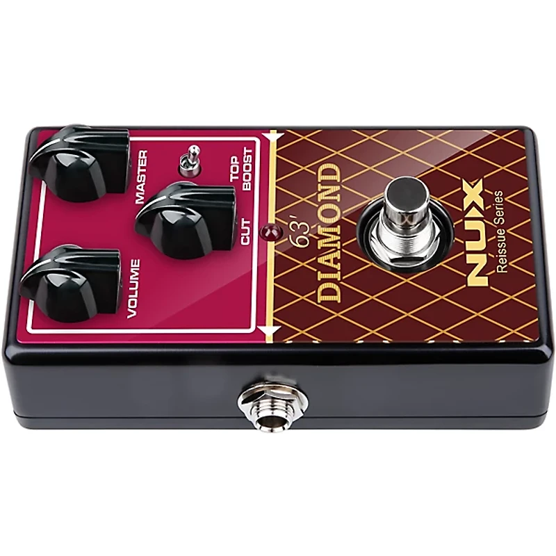 NUX '63 Diamond Reissue Distortion Effects Pedal Black