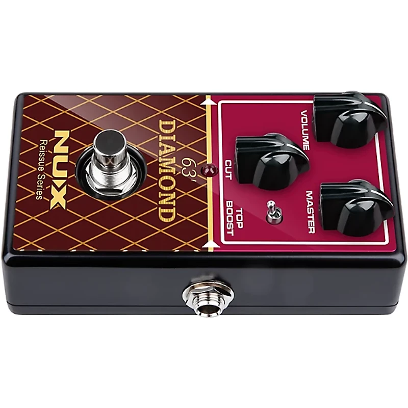 NUX '63 Diamond Reissue Distortion Effects Pedal Black