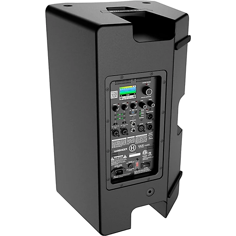 Harbinger VARI V4415 15" Powered Speakers Package With Bags & Stands