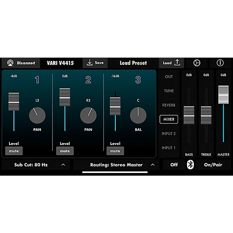 Harbinger VARI V4415 15" Powered Speakers Package With Bags & Stands