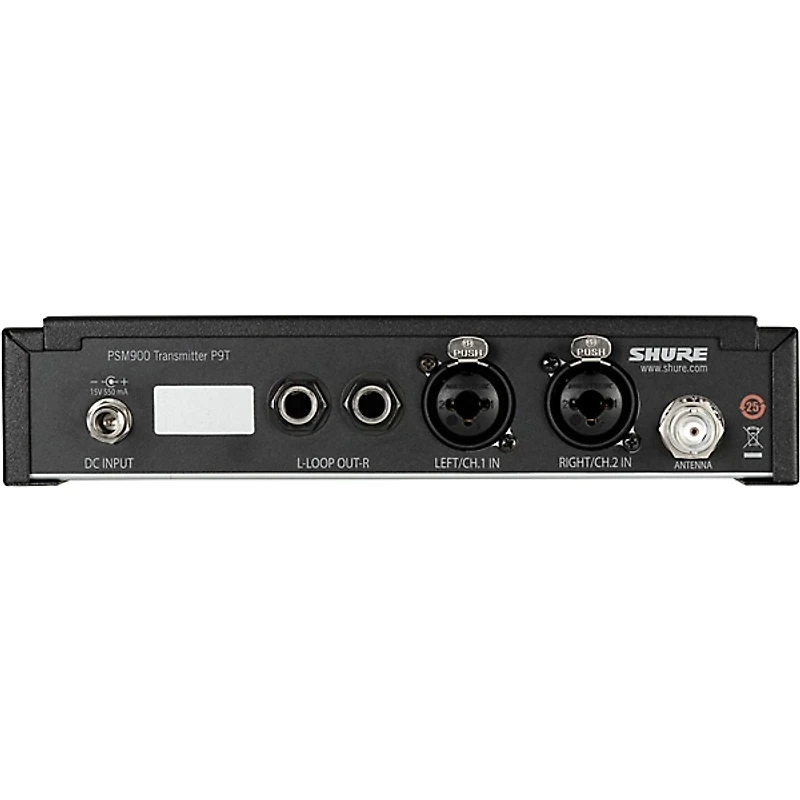 Shure PSM 900 Personal Monitor System With Rackmountable Transmitter, Rechargeable Bodypack Receiver and SE425 Earphones