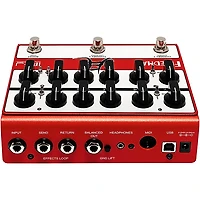 Friedman IRJ Dual Tube Jake E. Lee Signature Dual-Tube Preamp DI+IR Dual-Channel 12AX7 Tubes Effects Pedal Red and White