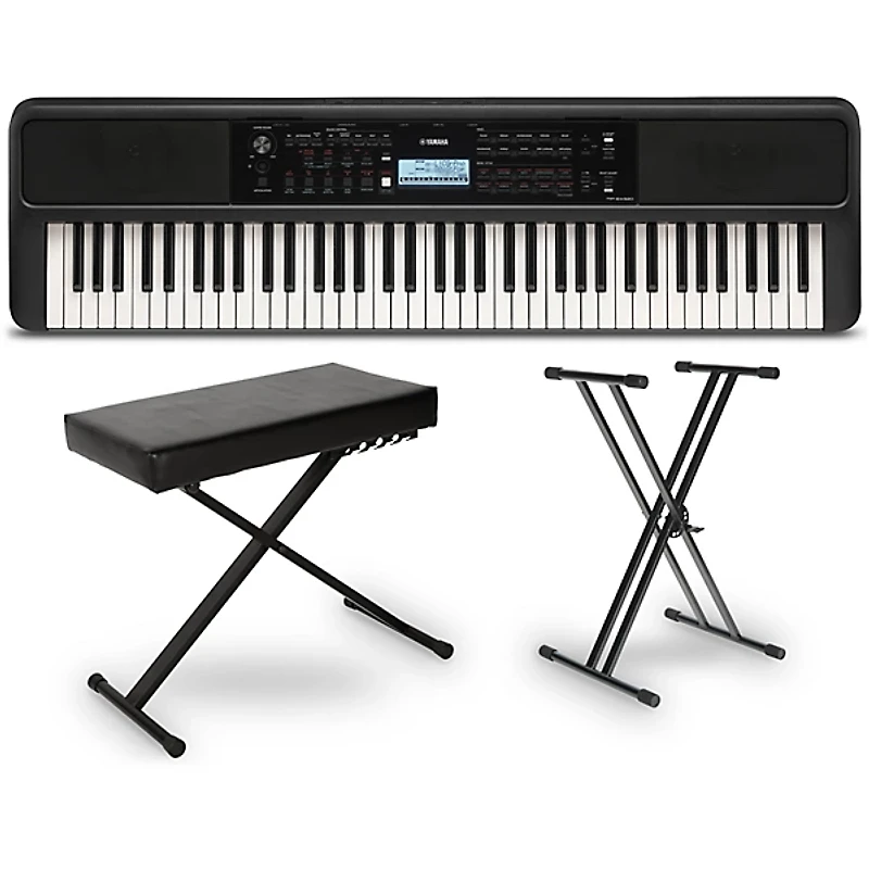Yamaha PSR-EW320 76-Key Portable Keyboard Essentials Bundle