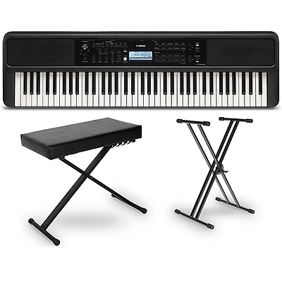Yamaha PSR-EW320 76-Key Portable Keyboard Essentials Bundle