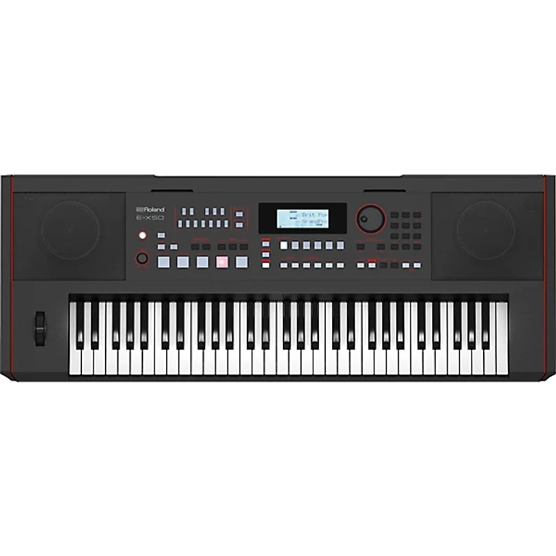 Roland E-X50 Arranger Keyboard Essentials Bundle Black