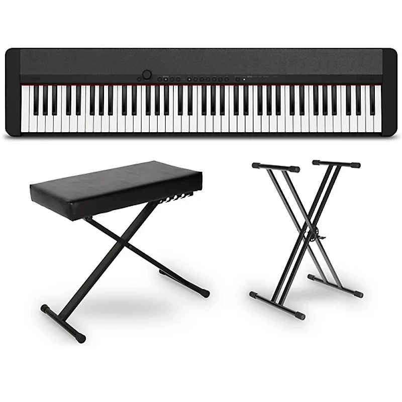 Casio CT-S1 76 Portable Keyboard Essentials Bundle