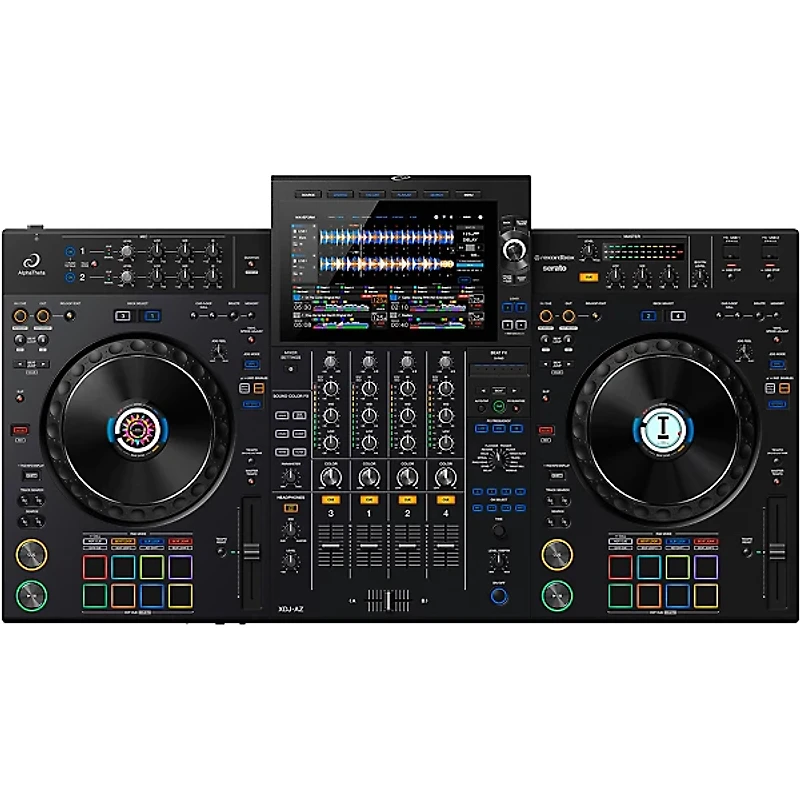 AlphaTheta XDJ-AZ 4-Channel Professional All-in-One DJ System - Black