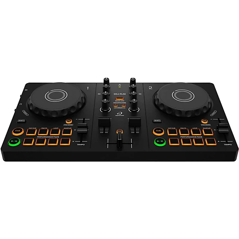 AlphaTheta DDJ-FLX2 Entry-Level DJ Controller for rekordbox and Serato Black