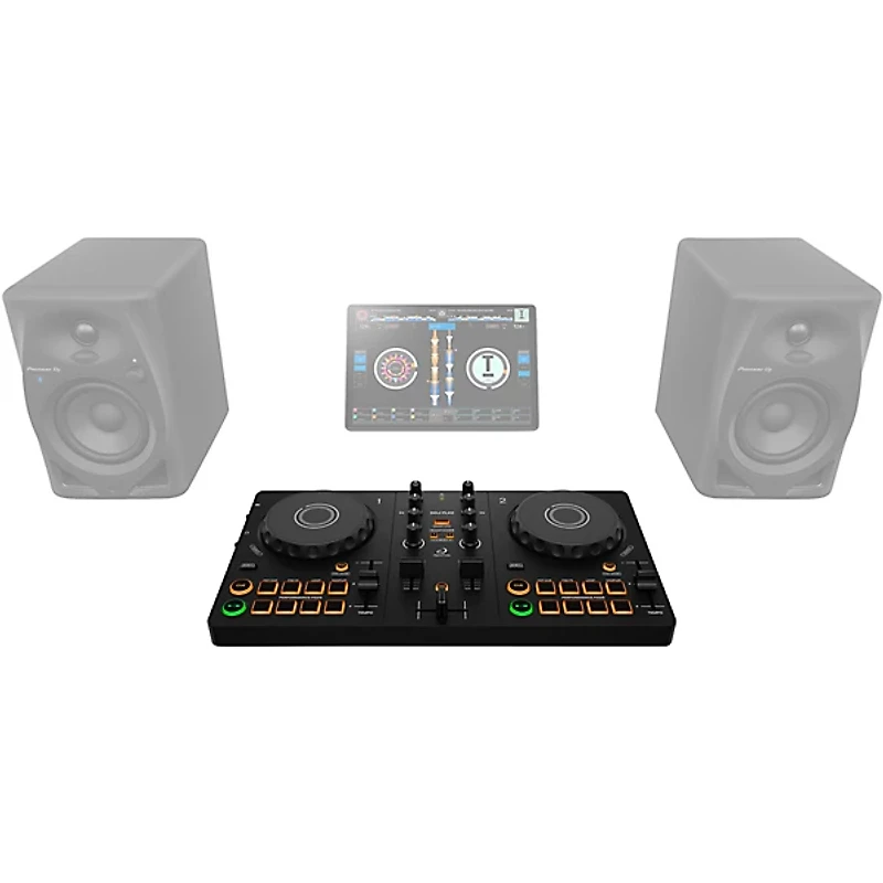 AlphaTheta DDJ-FLX2 Entry-Level DJ Controller for rekordbox and Serato Black