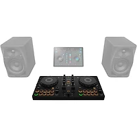 AlphaTheta DDJ-FLX2 Entry-Level DJ Controller for rekordbox and Serato Black