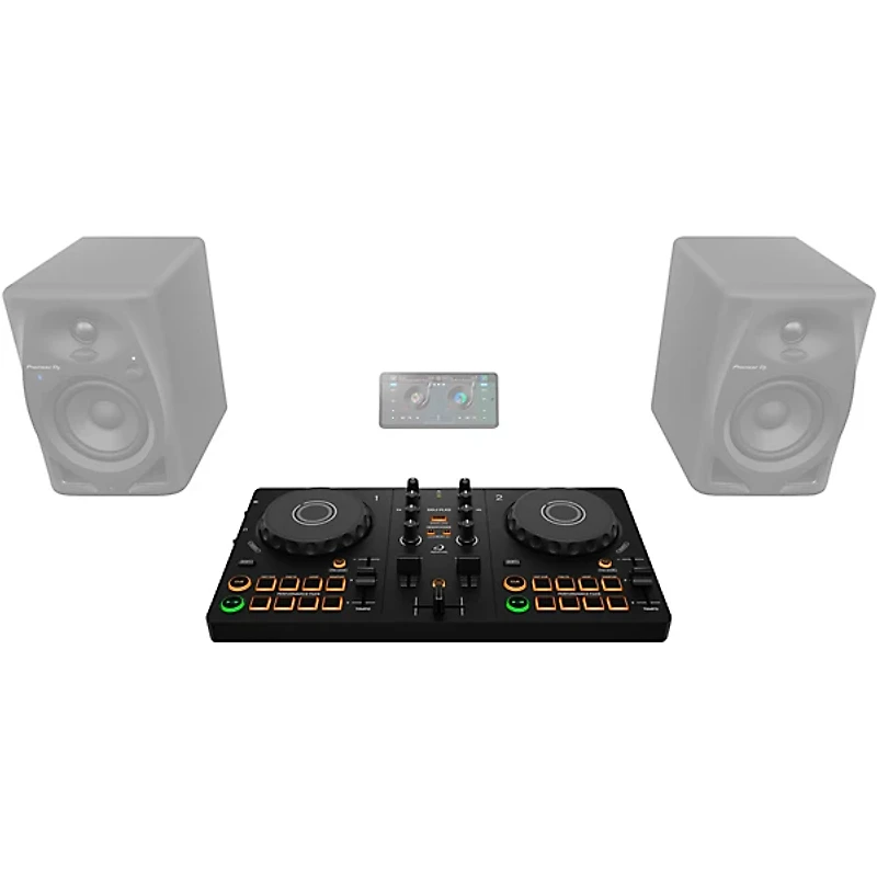 AlphaTheta DDJ-FLX2 Entry-Level DJ Controller for rekordbox and Serato Black