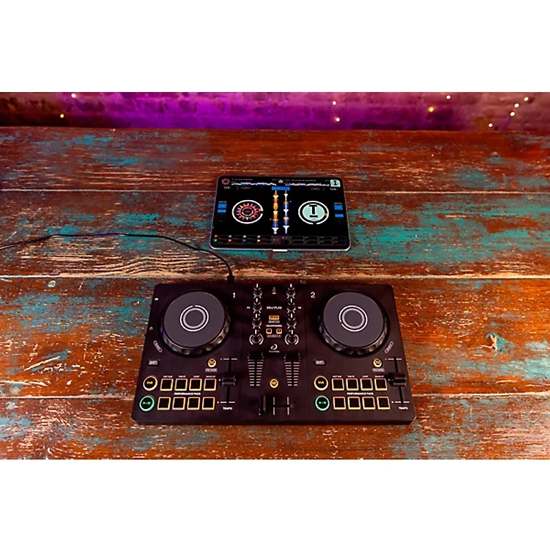 AlphaTheta DDJ-FLX2 Entry-Level DJ Controller for rekordbox and Serato Black