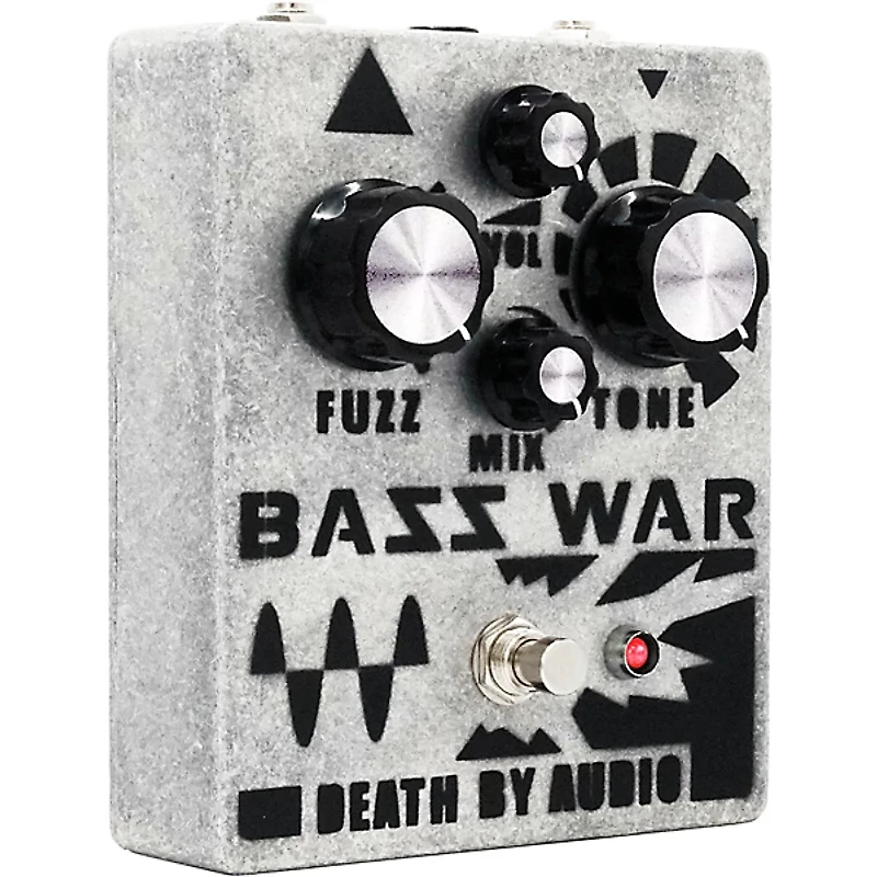 Death By Audio Bass War Fuzz/Distortion/Bass Effects Pedal Silver