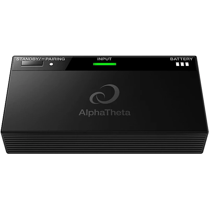 AlphaTheta HDJ-F10 Professional Wireless DJ Headphones With HP-TX01 Transmitter Black