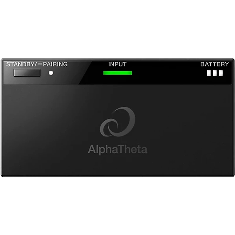 AlphaTheta HDJ-F10 Professional Wireless DJ Headphones With HP-TX01 Transmitter Black
