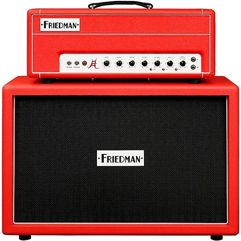 Friedman JEL-50 Jake E. Lee Signature 50W Tube Guitar Amp Head and 2X12 Cabinet Stack