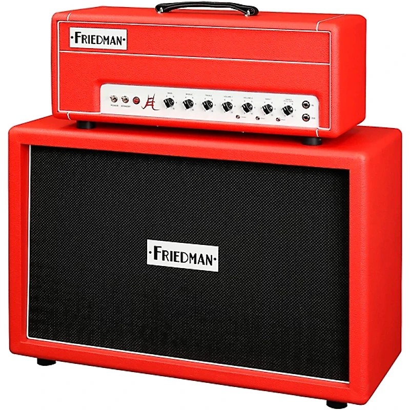 Friedman JEL-50 Jake E. Lee Signature 50W Tube Guitar Amp Head and 2X12 Cabinet Stack