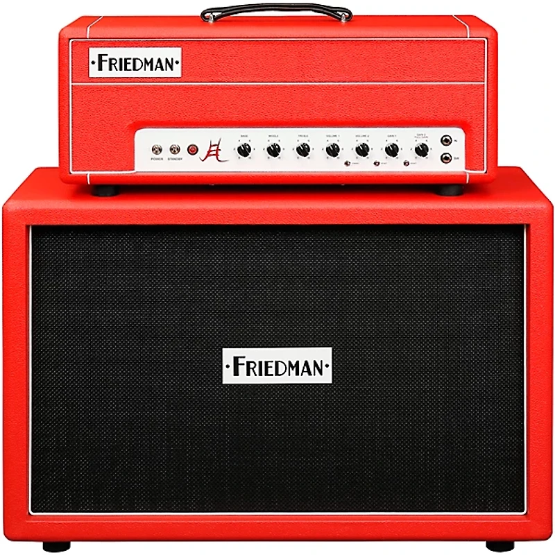 Friedman JEL-50 Jake E. Lee Signature 50W Tube Guitar Amp Head and 2X12 Cabinet Stack