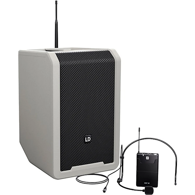 LD Systems ANNY 8 Portable 8" Battery-Powered Speaker With Wireless Headset Mic