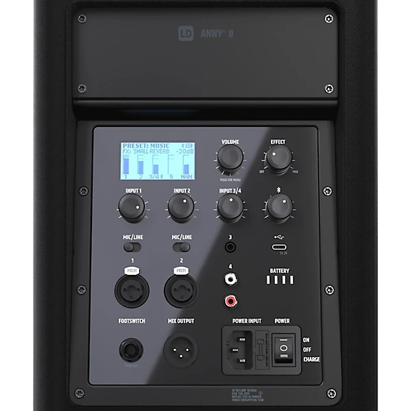 LD Systems ANNY 8 Portable 8" Battery-Powered Speaker