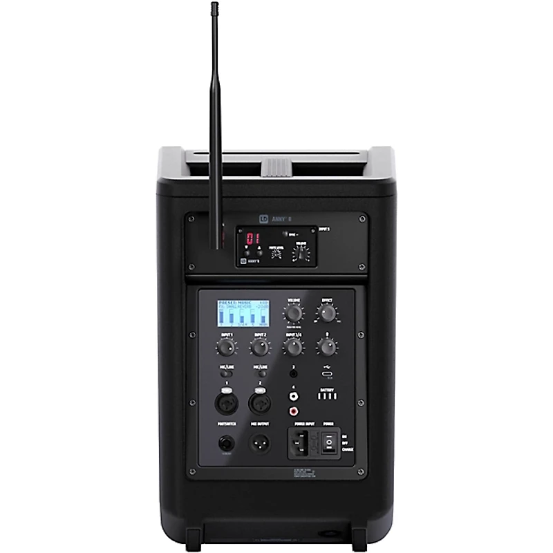 LD Systems ANNY 8 Portable 8" Battery-Powered Speaker With Wireless Handheld Mic
