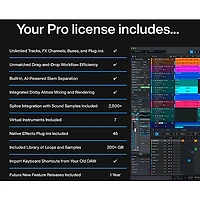 PreSonus Studio One Pro 7 Digital Audio Workstation Perpetual License (Software Download)