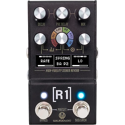 Walrus Audio Mako Series R1 High-Fidelity Reverb MKII Black