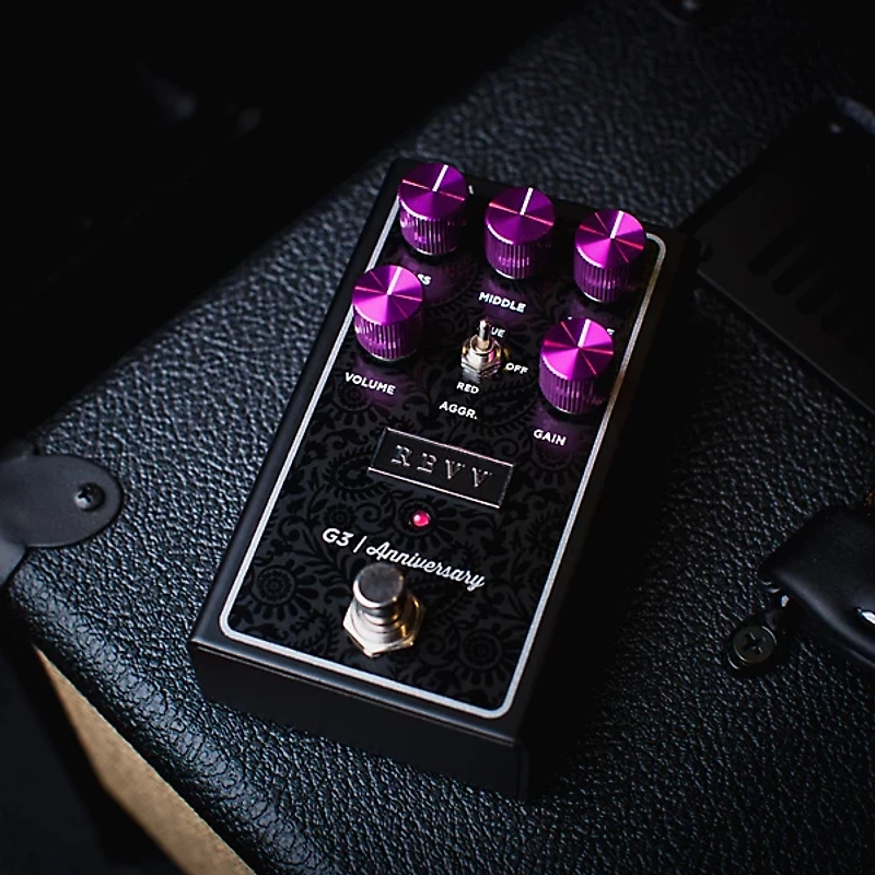 Revv Amplification G3 Anniversary Edition Distortion Effects Pedal Black
