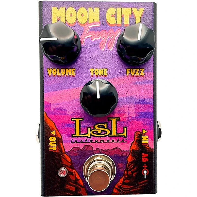 LsL Instruments Moon City Masters Signature Fuzz Effects Pedal Black