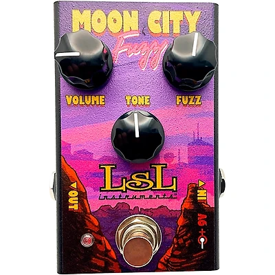 LsL Instruments Moon City Masters Signature Fuzz Effects Pedal Black
