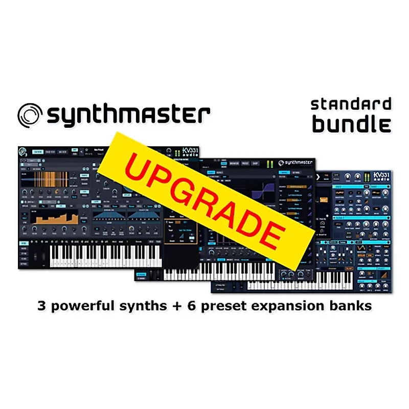 KV331 Audio SynthMaster Standard Bundle Upgrade from SM 3