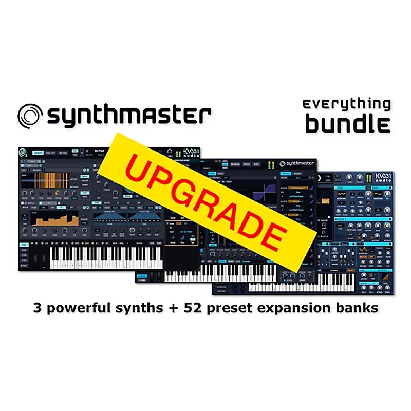 KV331 Audio SynthMaster Everything Bundle Upgrade from Standard Bundle