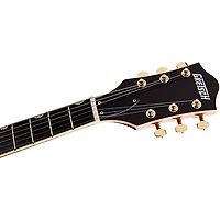 Gretsch Guitars Electromatic LTD Flame Okoume Broadkaster Double-Cut Electric Guitar With Bigsby Roundup Orange Stain