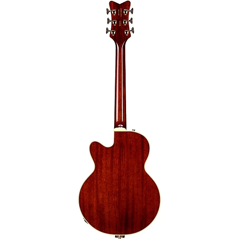 Gretsch Guitars Limited Edition Quilt Top Falcon Jr. Electric Guitar Roundup Orange Stain