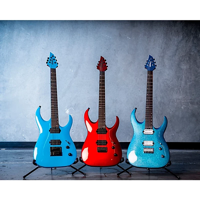 Jackson Pro Plus Series Signature Misha Mansoor ET6 Electric Guitar Riviera Blue