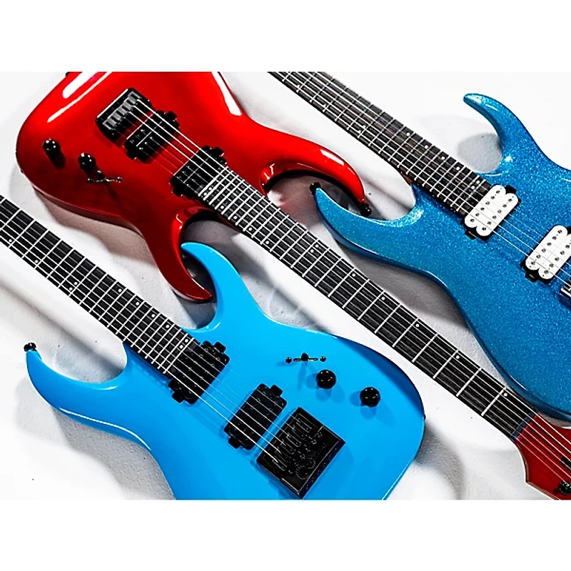 Jackson Pro Plus Series Signature Misha Mansoor ET6 Electric Guitar Riviera Blue