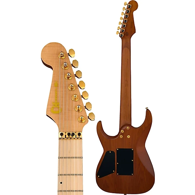 Charvel PM Angel Vivaldi DK24-7 7-String Electric Guitar Natural Flame Maple