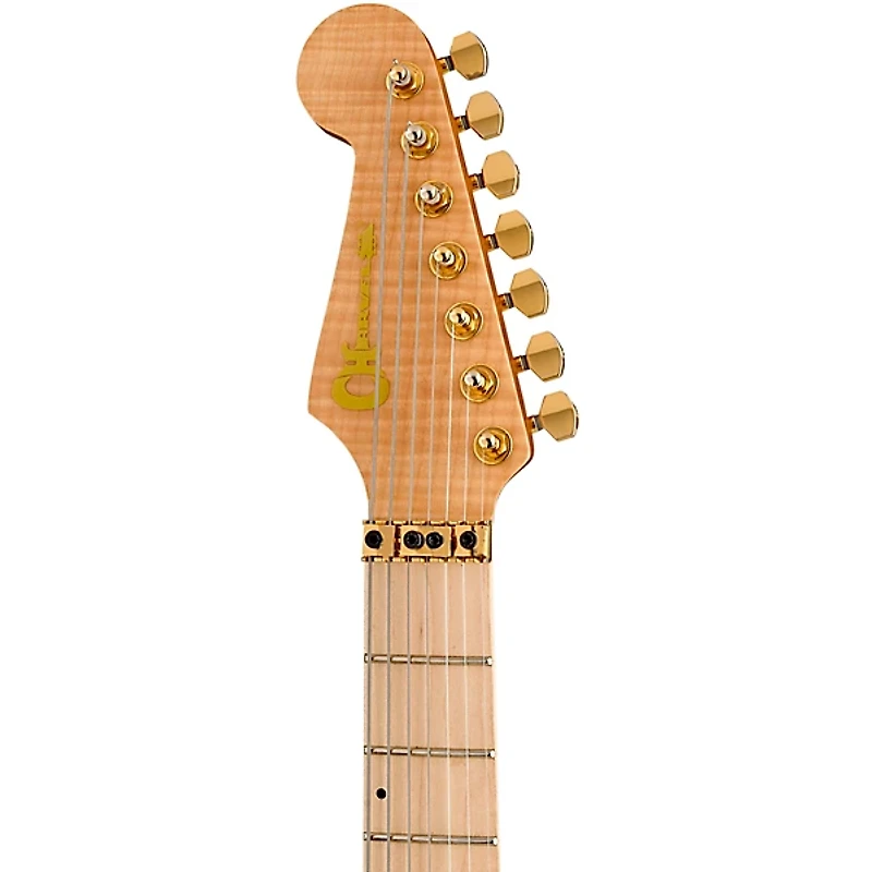 Charvel PM Angel Vivaldi DK24-7 7-String Electric Guitar Natural Flame Maple
