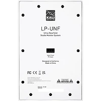 Kali Audio LP-UNF 4.5" 2-Way Powered Speaker Pair With Bluetooth - White