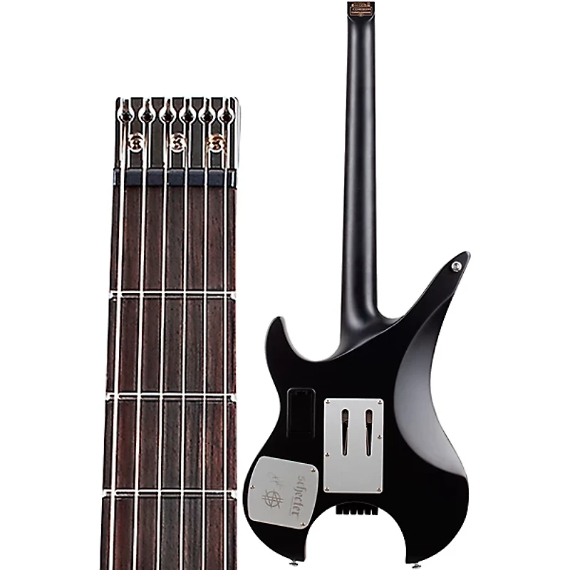 Schecter Guitar Research Synyster Gates Custom-6 TR-S Headless Electric Guitar Satin Black