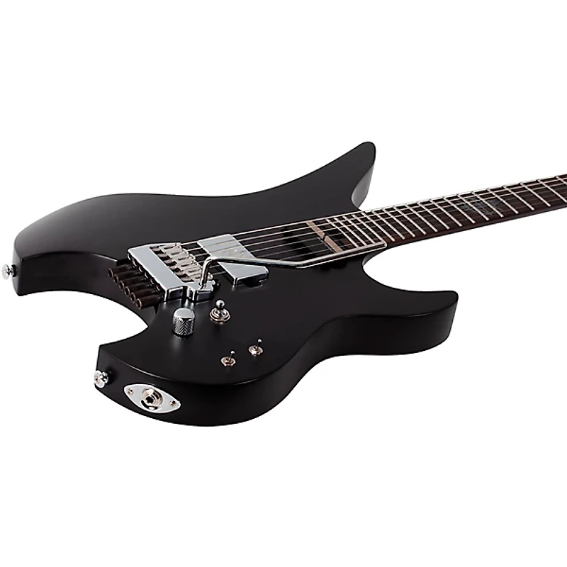 Schecter Guitar Research Synyster Gates Custom-6 TR-S Headless Electric Guitar Satin Black